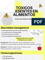 Toxicos Presentes en Alimentos