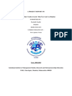 A Project Report On: Submitted By: - Rushabh Gandhi PM2003 MMM 2020-2023 Under Guidance Of: - Prof. Qudsia Virani