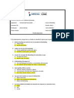 Prueba Diagnóstica-Conducta Del Consumidor-Prof Marina Benitez