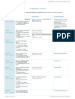 Programación Semanal: Semana 1