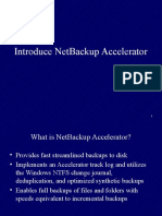 Introduce Netbackup Accelerator