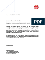 Carta Alcaldia Cumaral - Restrepo