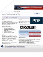 Formulario para Sacar Una Visa Americana