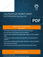Caliphate of Hazrat Umar: His Expansions 634-644 A.D