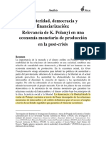 Austeridad, Democracia y Financiarización