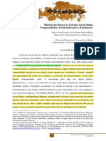 História Dos Pataxó No Extremo Sul Da Bahia: Temporalidades, Territorializações e Resistências