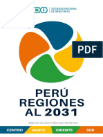 Perú Regiones AL 2031: Oriente Norte SUR Centro