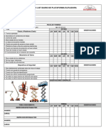 Check List Plataforma Elevadora