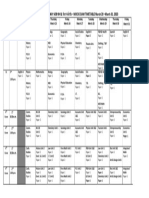 Montego Bay High School For Girls - MOCK EXAM TIMETABLE March 20 - March 31, 2023