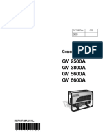 GV 2500A GV 3800A GV 5600A GV 6600A: Generator