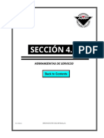 Sección Herramientas de Servicio Del Manual de Operación, Servicio y Piezas de Pinspotter 90XL..en - Es