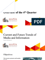 Overview of The 4 Quarter: Shs - Mapua.edu - PH