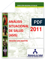 Análisis Situacional de Salud (ASIS) : Región San Martín