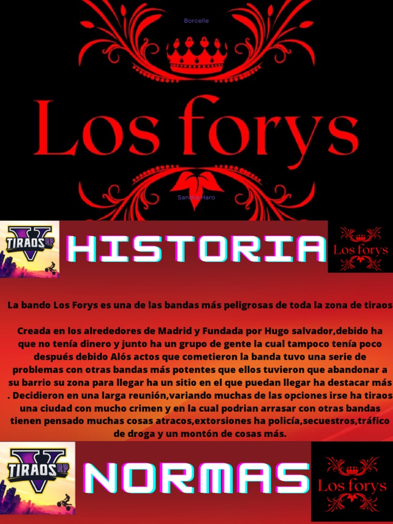 La Bando Los Forys Es Una de Las Bandas Mas Peligrosas de Toda La Zona ...