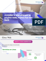 Acceder A Una Cita Por La Página Web, Nunca Fue Tan Fácil.: Sigue Estas Recomendaciones