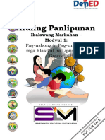 Araling Panlipunan: Ikalawang Markahan - Modyul 1