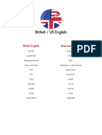 British Vs US English