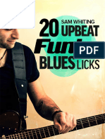 20 Upbeat Funky Blues Licks - Sam Whiting Audios