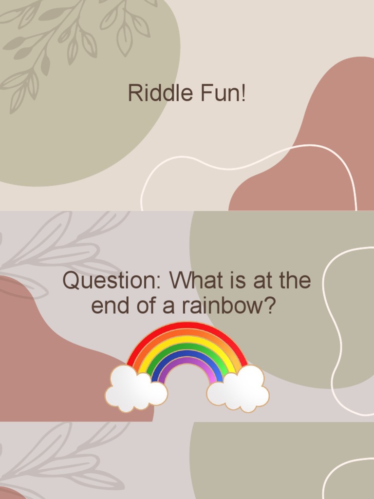 Riddles for Curious Minds | PDF | Language Arts & Discipline