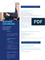 Sophia Houmani: Responsable Ressources Humaines