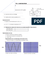 Tp4: Comparateur: ETUDE THEORIQUE (5 Points)