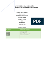 T.S.U. Tecnologías de La Información Área: Desarrollo en Software Multiplataforma