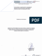 TDR Servicio de Abastecimiento de Agua Potable A Traves de Camiones Cisterna