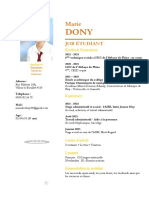 CV Marie Dony