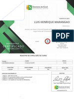 Luis Henrique Marangao: Certifica Que