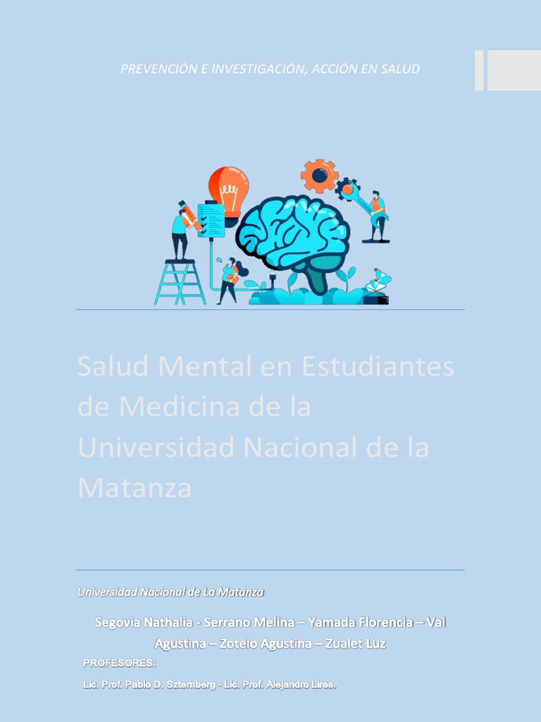 Salud Mental en Estudiantes de Medicina de la Universidad Nacional de ...