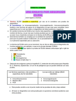 Enzima Inmuno Ensayo Por Absorción (Elisa) : Primera Semana