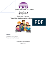 Universidad Regional Del Norte.: Título: Diversidad e Inclusión en Preescolar