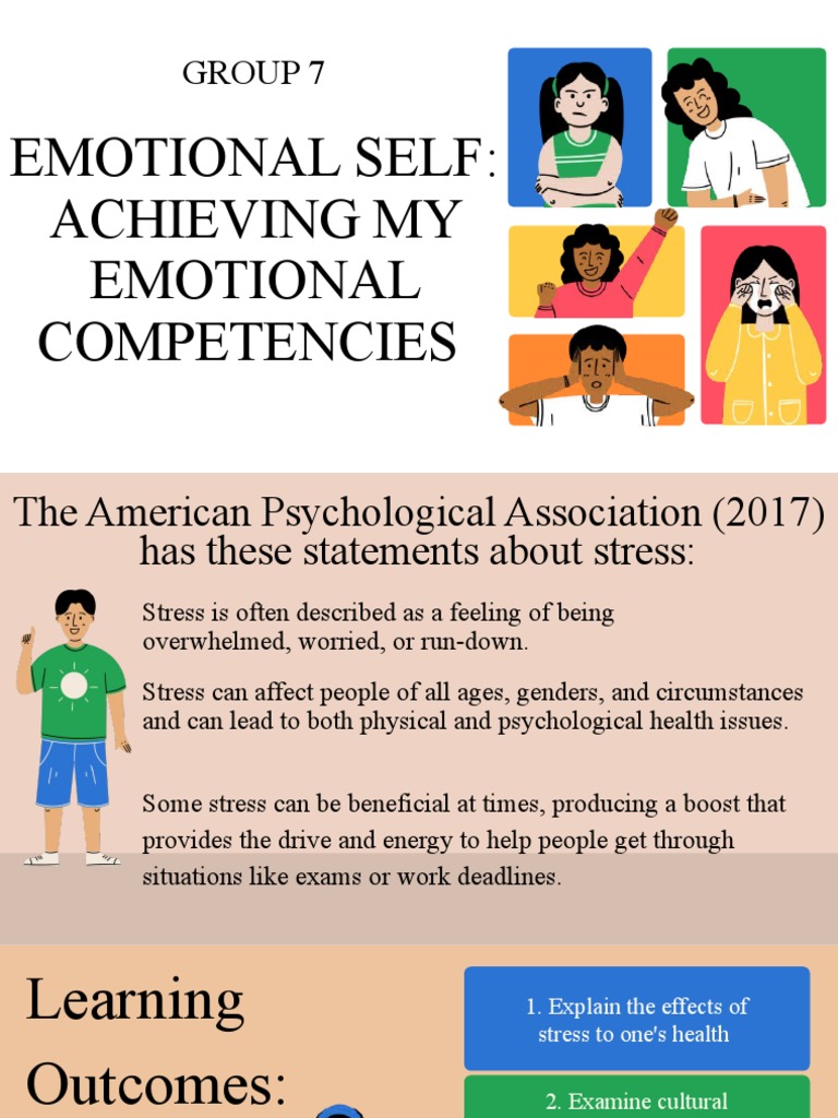 Understanding My Emotional Competence | PDF | Stress (Biology) | Emotions