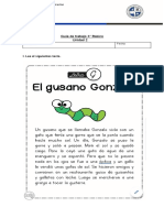 Guía de Trabajo 3° Básico Unidad 2: I. Lee El Siguientes Texto