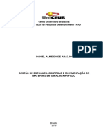 Controle de estoques e movimentação de materiais em um almoxarifado