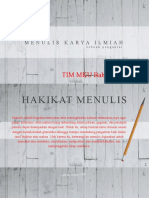 Menulis Karya Ilmiah: TIM MKU Bahasa Indonesia