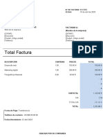 Total Factura 1,331.00 : Nombre de La Empresa