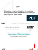 Acreditación WFDF