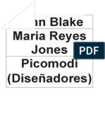 John Blake Maria Reyes Jones Picomodi (Diseñadores)