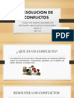 Resolucion de Conflictos: Colegio Sur Oriental Panamericano Estudiante: Erick Santiago Leon Moreno GRADO:8 AÑO 2023