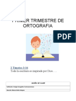 Guiones de Ortografia 1º Trimestre 4º 2023