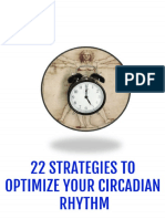 22 STRATEGIES TO OPTIMIZE YOUR CIRCADIAN RHYTHM New 0719