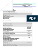 Lista de Insumos Item Cantidad Tono: Productos