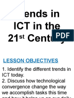 Trends in ICT in The 21 Century