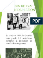 La Crisis de 1929 - La Gran Depresion.