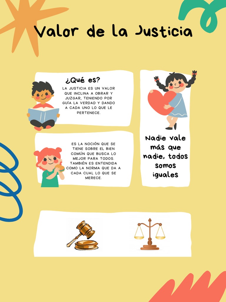 El Valor de la Justicia para Niños | PDF