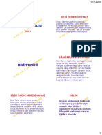 Bilim Metodolojisi DERS 2