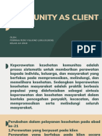 Febrina Rizki Yuliono 1911312030 - Community As Client