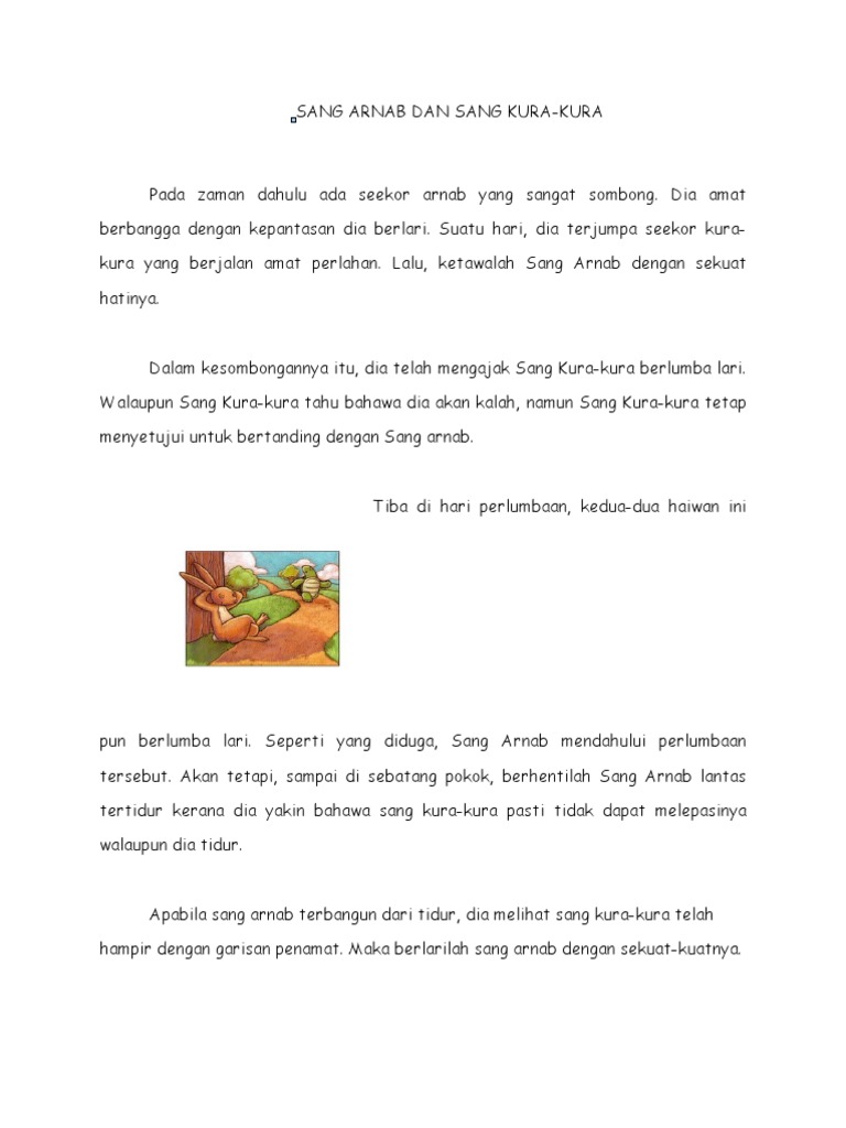 Sang Arnab Dan Sang Kura Pdf