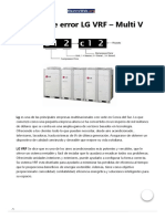 Códigos de Error LG VRF - Multi V